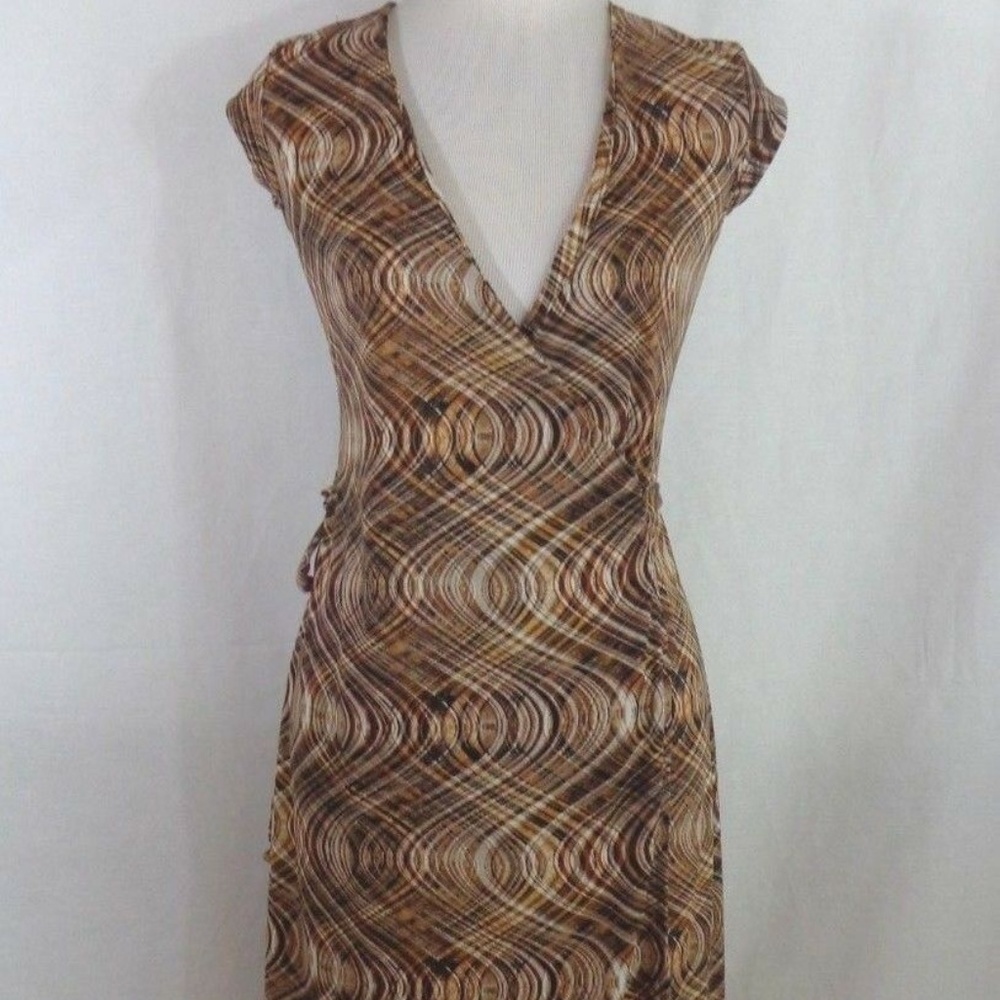 The Limited Women’s XS Brown & White Wrap V Neck